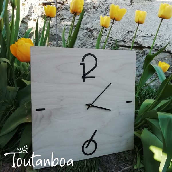 Horloge Carrée Moderne