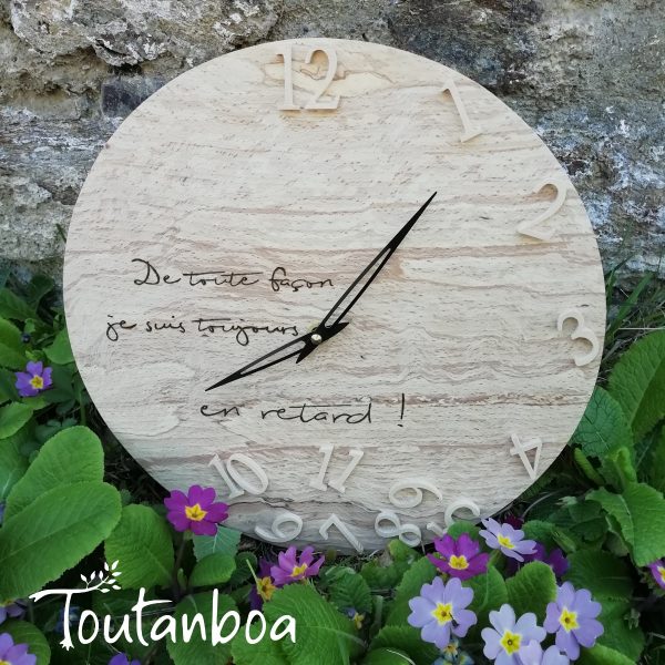 Horloge fantaisie En retard